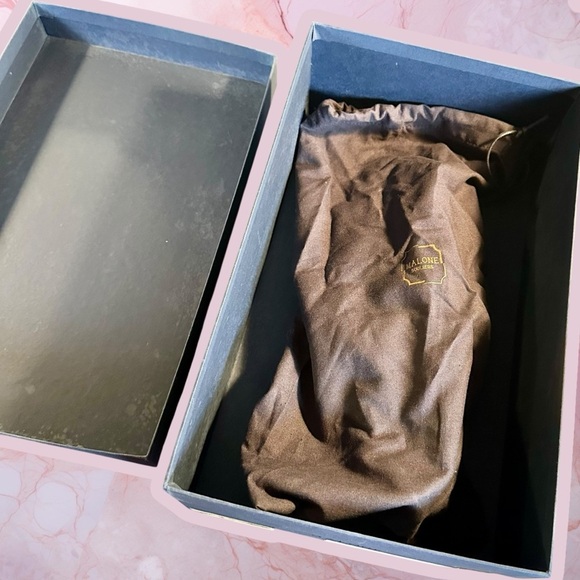 Malone Souliers ‘Maureen Flat 30’ in “Silver Leopard” Size 38.5 = US Size 8.5 - Picture 5 of 15